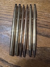 Lot Of 6 Cross Gold Filled Pens And Pencils 10k 12k 14k Good Or Scrap picture