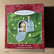 Hallmark Keepsake Ornament Friendly Greeting 2000 New in Box picture