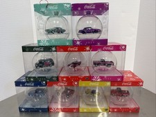2025 M2 Machines Lot Of (9)-Limited Christmas Coca Cola Ornaments-NEW-Sealed picture