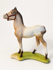 Vintage Cybis Porcelain Horse Figurine Appaloosa Foal Signed 9” Tall picture