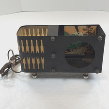 Vintage MCM Bilt-Rite 50's Fish Tank TV Lamp Aquarium Desk Lamp Missing Glass picture