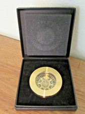 Brass Weems & Plath Annapolis, MD Desktop Chart Paperweight Magnifier with Box picture