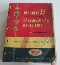 ORIGINAL Mopar Passenger Car Parts List 1953 & Prior Chrysler Plymouth       B71 picture