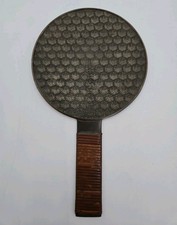 Japanese antique bronze mirror with detailed paulownia pattern, Edo period picture