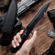 MILITARY Hunting TACTICAL FIXED BLADE SURVIVAL Army Knife picture