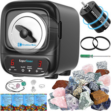 Ultra Quiet Rock Tumbler Kit for Adults – 3LB Professional Rock Polisher with No picture