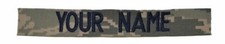 Single Custom Name Tape - SEW-ON - ABU picture