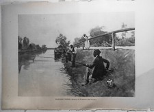 Plantation Negroes - drawn by W. T. Smedley.  Harper's Weekly,  January 14, 1893 picture