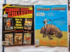 Comic Book Collector Price Guide No. 1, Jan 1993 & Action Figure Digest No. 37 picture