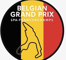 Retro Style Belgian  Grand Prix Spa Francorchamps High Quality Garage Sign picture