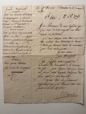 IMPERIAL GUARD OFFICER’S PETITION TO NAPOLEON picture