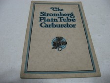 1924 Principles Carburetion Developed & Employed Stromberg Plain Tube Carburetor picture