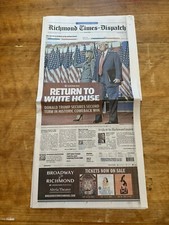 Richmond Times Dispatch - Election Edition - Nov 7th 2024 - SHIPS NOW picture