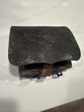 1864 US Civil War Infantry Leather Cartridge Box marked HG Haedrich Philadelphia picture