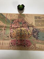 New York 1964-65 World's Fair Newspaper Cut-Out Two-Page Map Folded picture