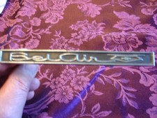 Vintage 1965-1966 Chevy Bel Air Glove Box Emblem picture