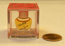 RARE VINTAGE Schiaparelli Shocking MICRO-MINI perfume in cube 1950's COLLECTIBLE picture