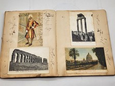 Antique Postcard Scrap Book Europe 1907 picture