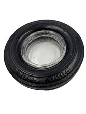 Vintage Goodyear Custom Power Cushion Polyglas Tire Ashtray Original picture