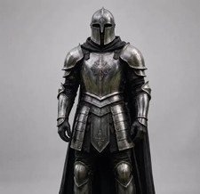 Medieval Knight Full Armor Suit – Handmade Steel Plate Armor, LARP Cosplay picture