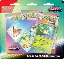 Prismatic Evolutions Tech Sticker Collection [Leafeon] Factory Sealed picture