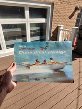1959 JOHNSON SEA-HORSE Outboard Boat MOTOR Advertising CATALOG Brochure Vintage picture