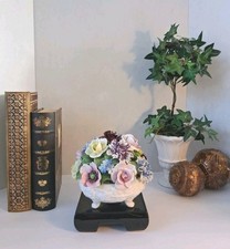 VTG XL Radnor 3Lb+ Staffordshire Bone China Flower Bouquet - Pristine, No picture