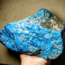 8.13 LB  Natural Blue Apatite Quartz Rock Mineral Specimen Healing L294 picture