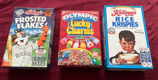 3 Pc Lot Cereal Boxes Kellogg's 1994 & 1996 and General Mills 1996 Empty picture