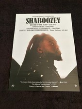 SHABOOZEY 2026 Grammy ad for Record of the Year & Country Song for 