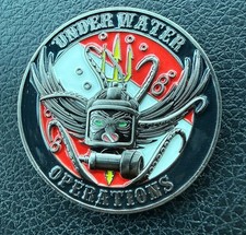 #’d Lee County Florida FL Underwater Operations Police Dive Team Challenge Coin picture