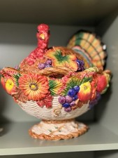 Fitz and Floyd Autumn Bounty Turkey Soup Tureen picture