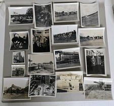 Rare Vintage B&W Photos US Military WW2 Era Baseball Players Rhein/Main Airbase picture