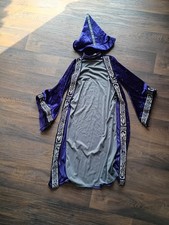 Forum Novelties Kids Purple Velvet Wizard Costume 2pc Sz M Halloween Pretend picture
