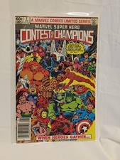 Marvel Super Hero Contest of Champions #1 (June 1982) NEWSSTAND Variant picture