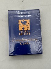 Vintage Texas Lottery Complimentary Playing Cards Poker Set - New Sealed picture