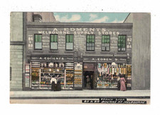 Vintage Postcard c1910 A. Edments, Burke St., Melbourne. Niven Advertising. Rare picture