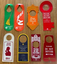 Vintage International Hotel Do Not Disturb Signs - Lot of 40 picture