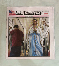 Supreme New York Post Metro Newspaper “DELIVER US FROM EVIL” 2026 picture