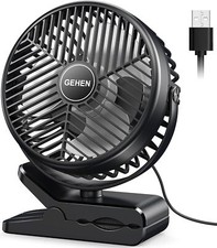 GEHEN 6 INCHES Personal Fan, Bedroom Clip on Fan Ultra Quiet Small Table Fan picture