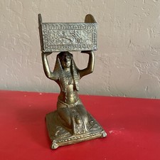 Vintage Weidlich Brothers Egyptian Revival Figure Art Deco Brass Bronze RARE picture