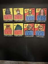1983 Topps Return of The Jedi Wax Pack Lot of 8 NEW FACTORY SEALED picture