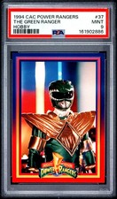 1994 COLLECT-A-CARD MIGHTY MORPHIN POWER RANGERS HOBBY THE GREEN RANGER PSA 9 picture