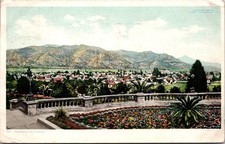 A Beautiful Panoramic View of Pasadena CA 1911 Vintage Postcard TP12-8 picture