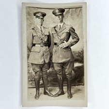 Identified US Army Officers RPPC 1930s Kentucky National Guard Military Photo picture