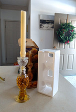 Vintage Avon Regency Candlestick Elusive Cologne With Original Box picture