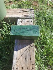 Siberian Green Jade Cabbing Block 7lbs 9oz. Sold With No Returns picture