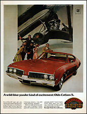 1969 Olds Cutlass S Car classic movie scene airplane vintage photo print ad adL7 picture