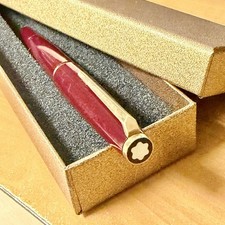 Vintage Montblanc Fountain Pen No. 320 14K Nib Burgundy Made In Germany NO INK picture