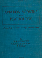 160 Page Aviation Medicine Psychology Wright Field Dayton Ohio Book on Data CD picture